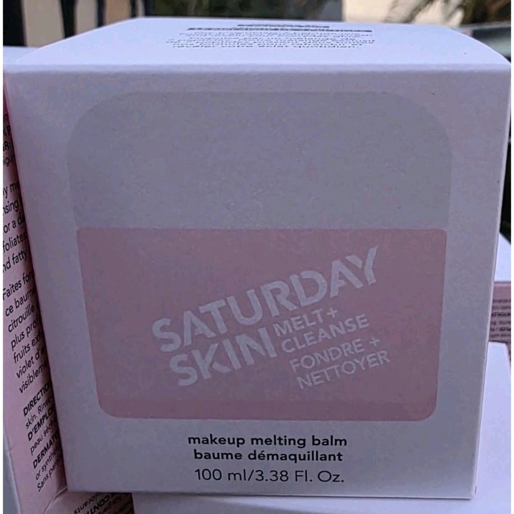 NIB SATURDAY SKIN Melt + Cleanse Makeup Melting Balm 100ml remover face wash NEW